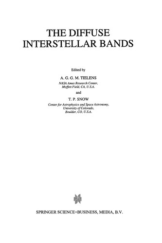 Cover for The Diffuse Interstellar Bands
