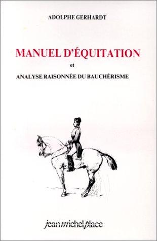 Cover for Manuel d'équitation