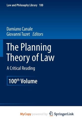 Cover for The Planning Theory of Law