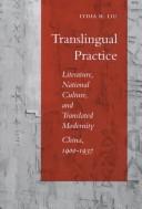 Cover for Translingual practice