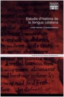 Cover for Estudis d'història de la llengua catalana