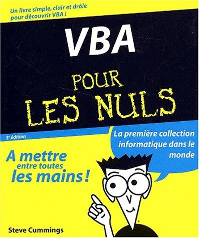 Cover for VBA pour les nuls