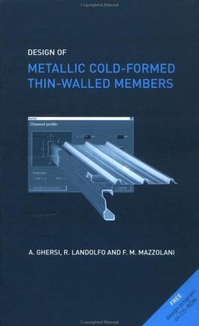 Cover for Design of metallic cold-formed thin-walled members