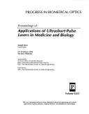 Cover for Proceedings of applications of ultrashort-pulse lasers in medicine and biology