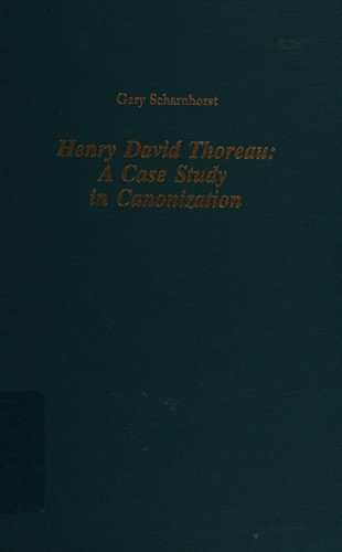 Cover for Henry David Thoreau