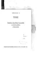 Cover for Américo Jacobina Lacombe