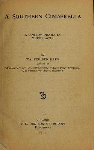 Cover for A southern Cinderella