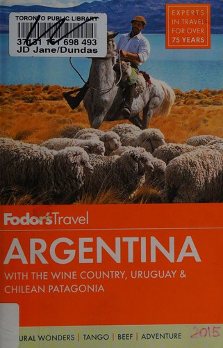 Cover for Fodor's Argentina