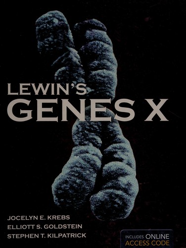 Cover for Lewin's genes X.