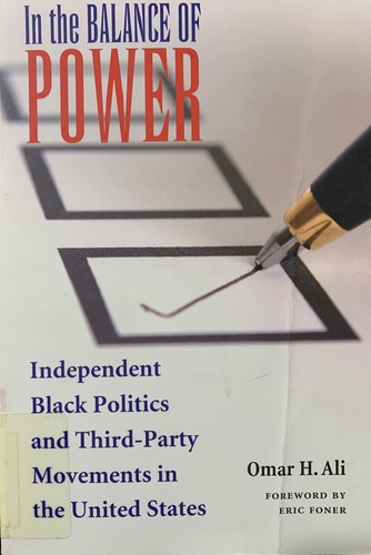 Cover for In the balance of power