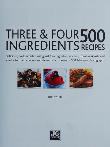 Cover for 500 3 and 4 Ingredients