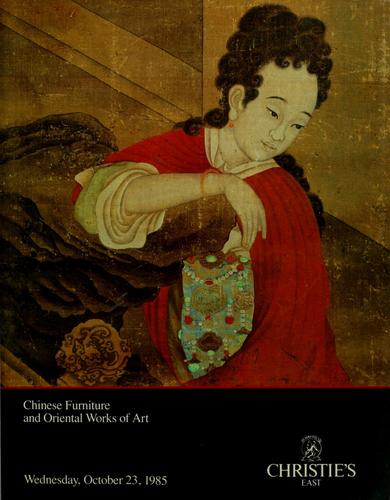 Cover for Chinese furniture and Oriental works of art.
