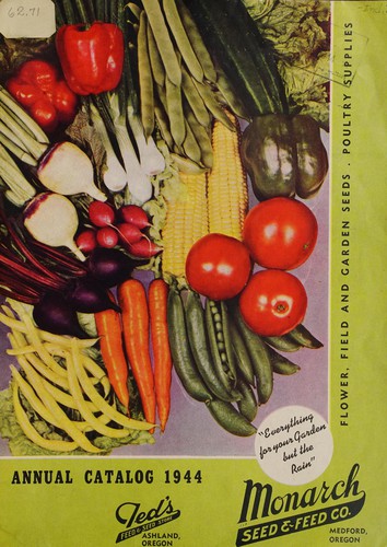 Cover for Annual catalog, 1944