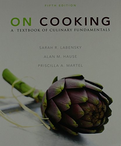 Cover for On Cooking & MCL & NRA Cooking/Baking Answer Sheet