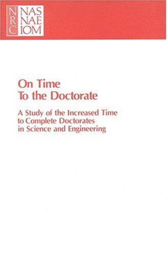 Cover for On Time to the Doctorate