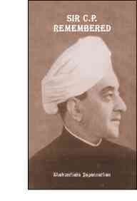 Cover for Sir C.P. remembered
