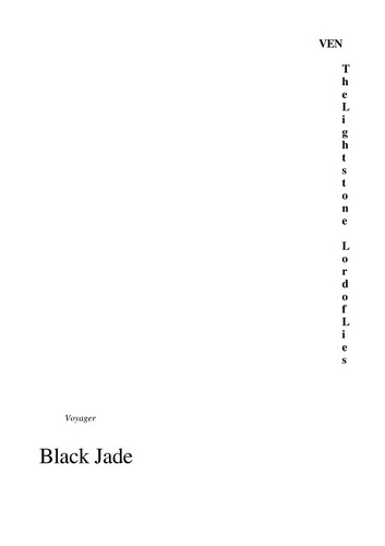 Cover for Black Jade