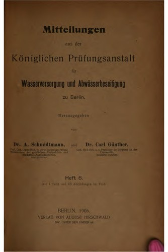 Cover for Mitteilungen