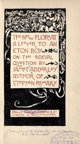 Cover for The new floreat