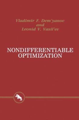 Cover for Nondifferentiable Optimization