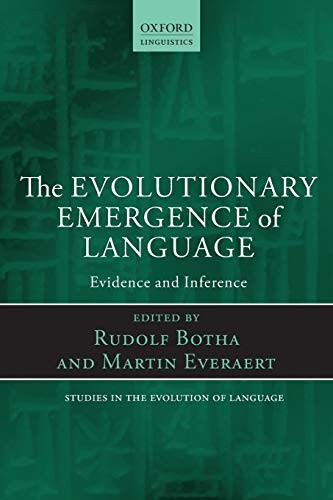 Cover for Evolutionary Emergence of Language