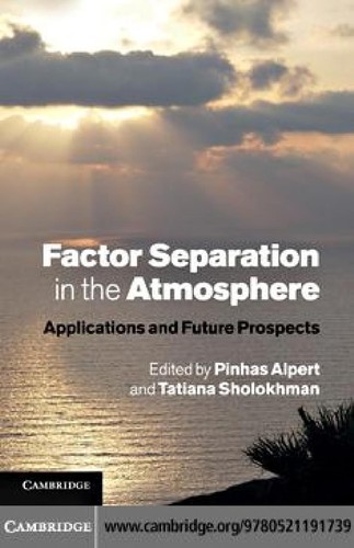 Cover for Factor separation in the atmosphere