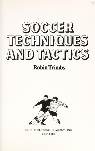 Cover for Soccer Techniques and Tactics