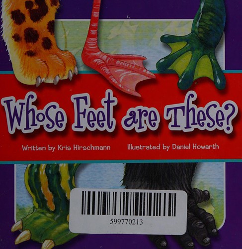 Cover for Whose feet are these?
