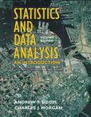 Cover for Statistics and Data Analysis