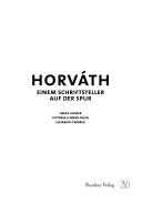 Cover for Horvath. Einem Schriftsteller auf der Spur.