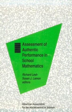 Cover for Assessment of authentic performance in school mathematics