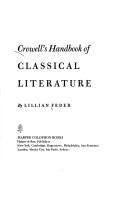 Cover for Crowell's Handbook of Classical Literature