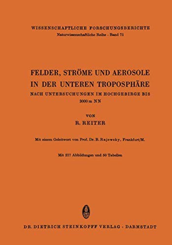 Cover for Felder, Ströme und Aerosole in der Unteren Troposphäre