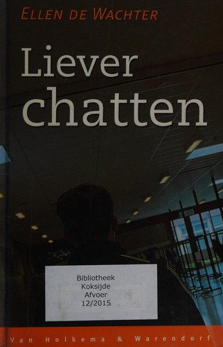 Cover for Liever chatten