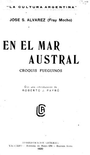 Cover for En el mar austral