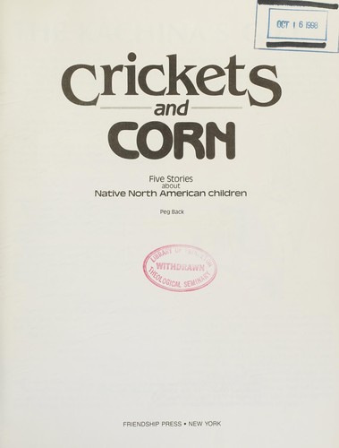Cover for Crickets and corn