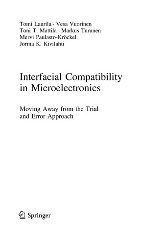 Cover for Interfacial Compatibility in Microelectronics