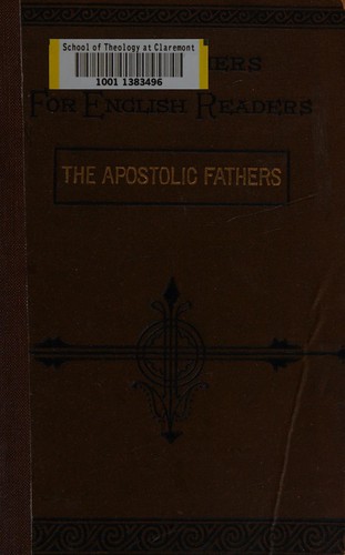 Cover for The Apostolic fathers
