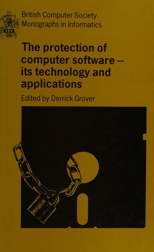 Cover for The Protection of computer software