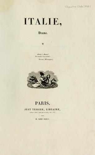 Cover for Italie