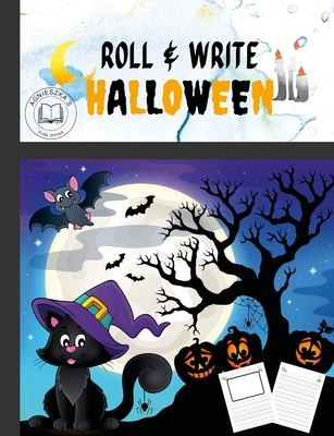 Cover for ROLL and WRITE HALLOWEEN ACTIVITY for KIDS. FLEXIBLE COVER with PERFECT SIZE 7. 5X9. 8. Perfect Gift for Halloween