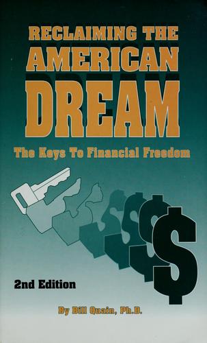 Cover for Reclaiming the American dream