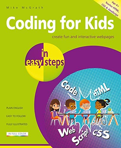 Cover for Coding for Kids in easy steps