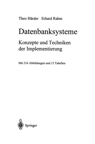 Cover for Datenbanksysteme