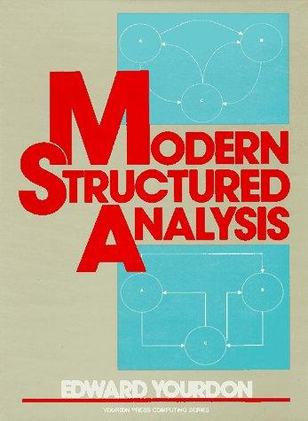 Cover for Modern structured analysis