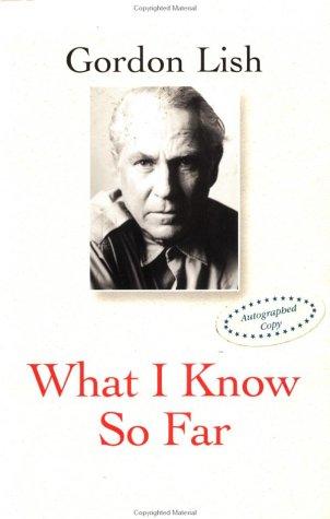 Cover for What I know so far