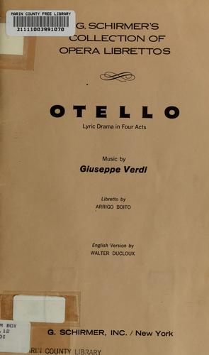 Cover for Otello