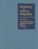 Cover for Twentieth-Century Eastern European Writers Third Series