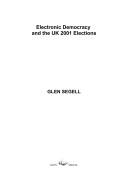 Cover for Electronic Democracy and the UK 2001 Elections