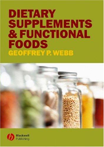 Cover for Dietary supplements and functional foods